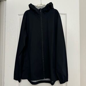 ExOfficio men's rain jacket black size large